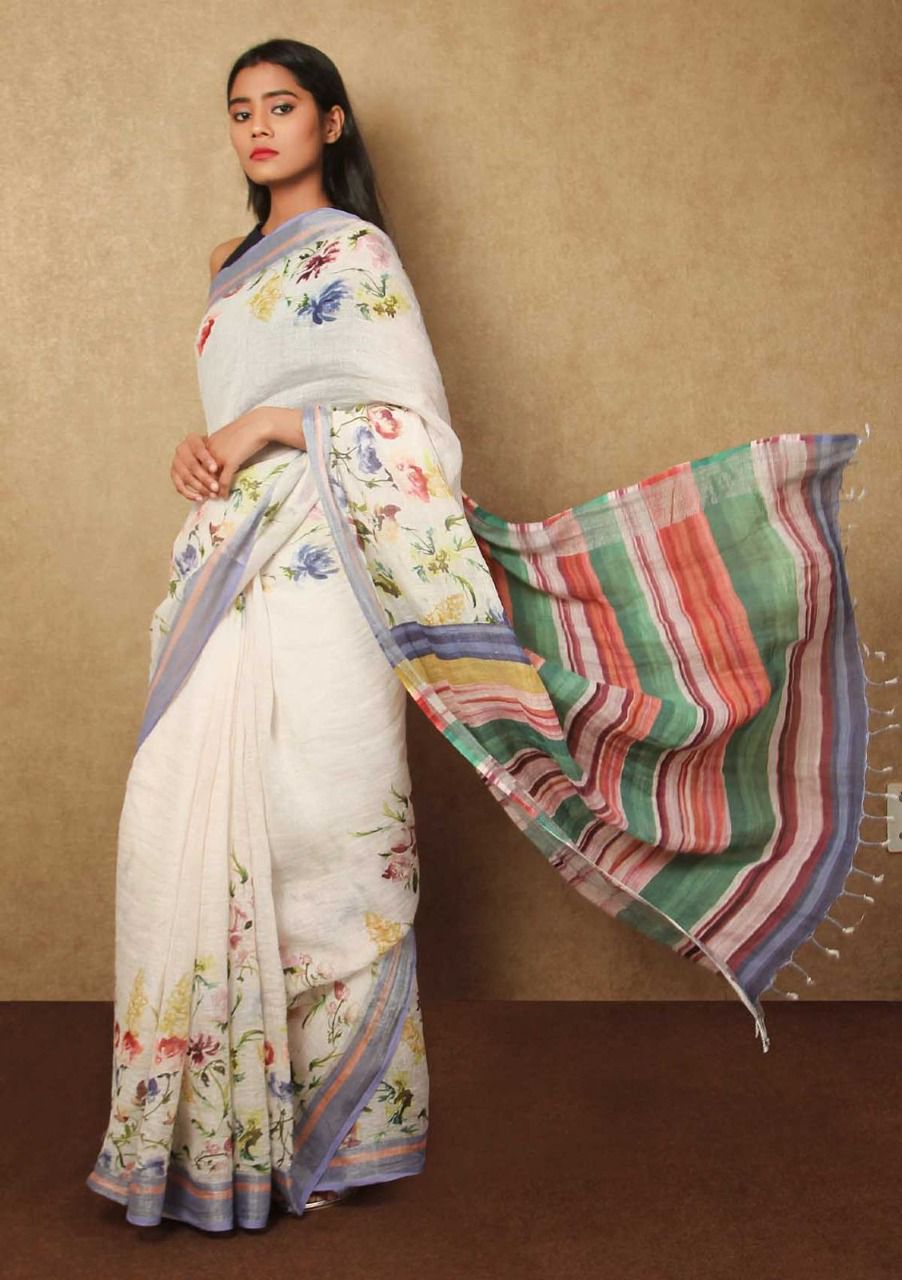 MG 134 Printed Designer Sarees Catalog